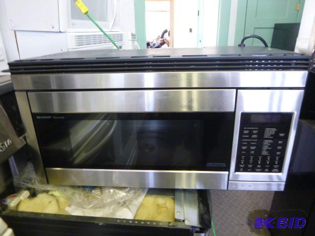 lot 14 image: Stainless Steel Sharp Carousel Convection Ove...