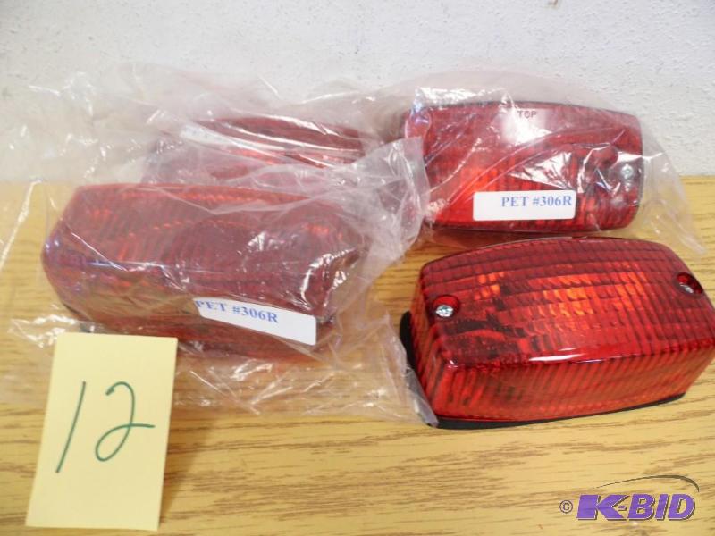 4 Surface Mount Lights  - Red