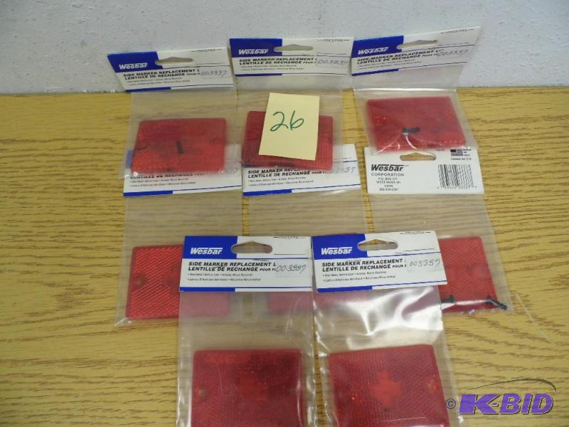8 Lens Side Markers - Red