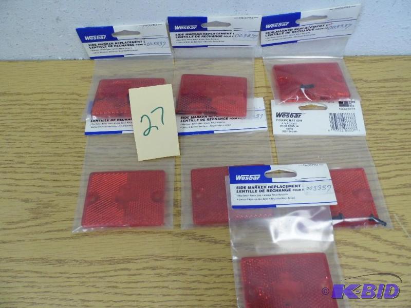 7 Lens Side Markers - Red