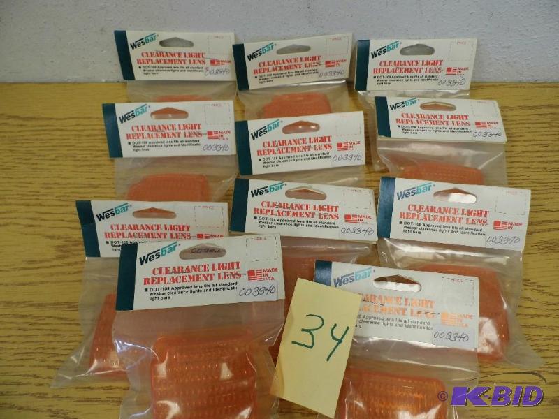 11 Replacement Lenses - Amber