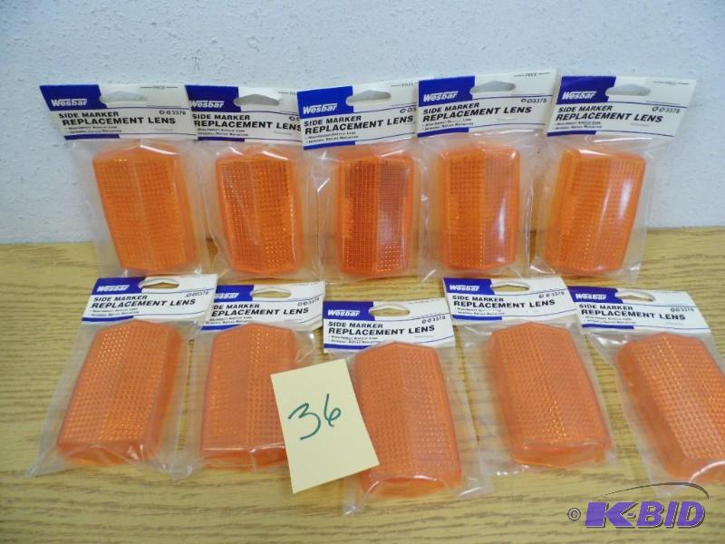 10 Side Marker Clearance Lights - Red
