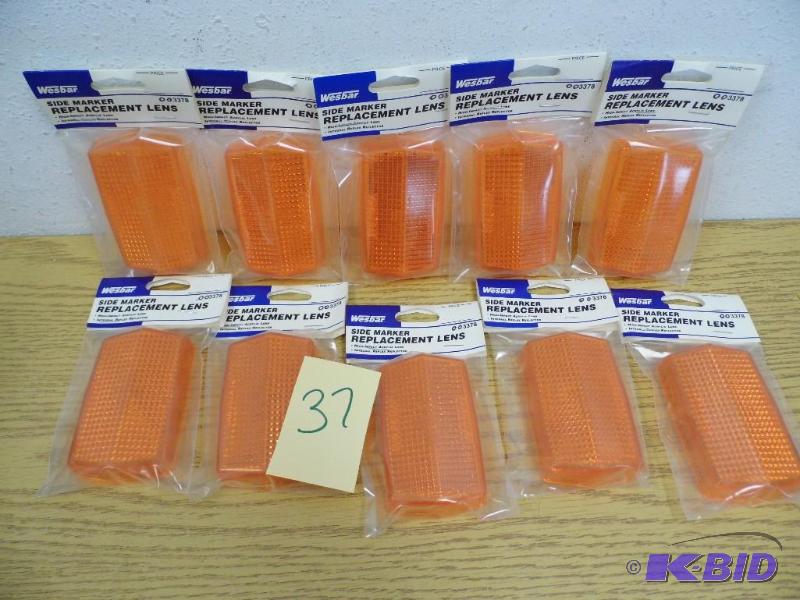 10 Side Marker Clearance Lights - Red
