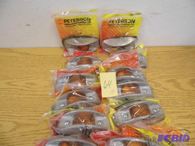 12 Clearance Marker Lights - Amber