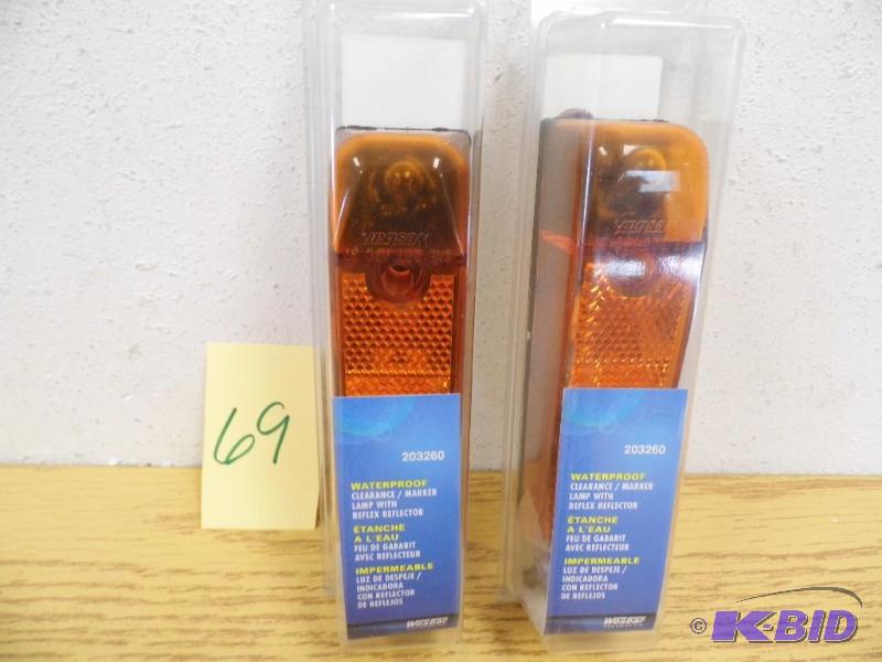 2 Waterproof Clearance Marker Lights