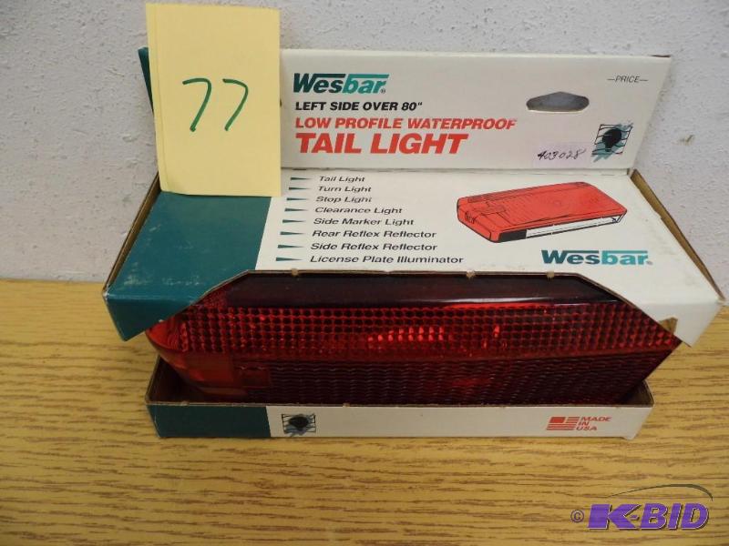 Low Profile Waterproof Tail Light