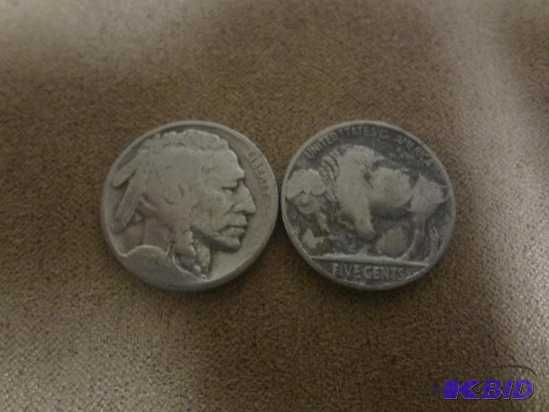 (2) 1929 Buffalo Nickels...