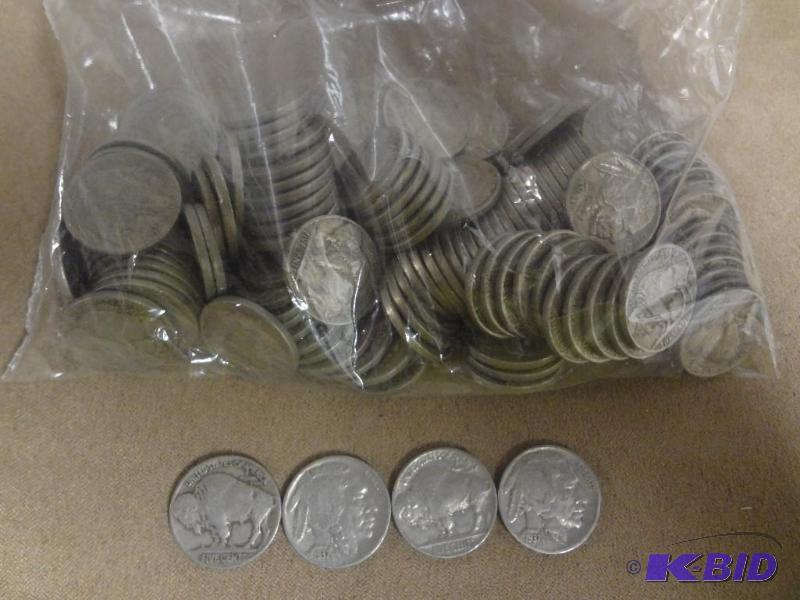 (140) 1937 Buffalo Nickels...