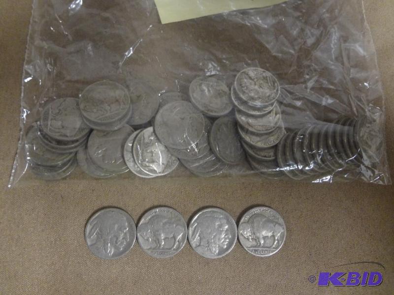 (46) 1928 Buffalo Nickels...