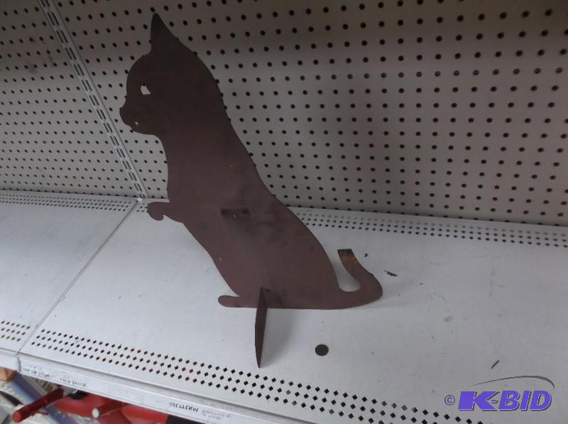 lot 109 image: Metal Cat Cutout...
