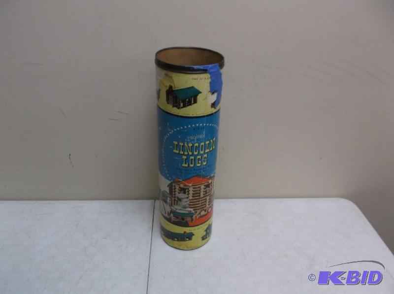 lot 111 image: Vintage Lincoln&nbspLogs&nbspCase With Some...