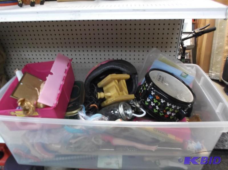 lot 116 image: Large Lot Of Toys, Drum, Helmet...