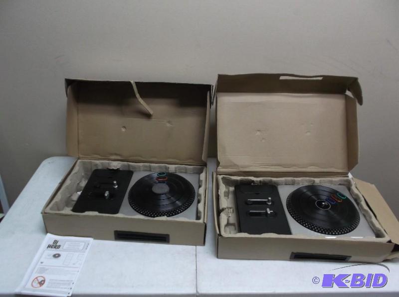 lot 122 image: Two New DJ Hero Tables For Playstation...