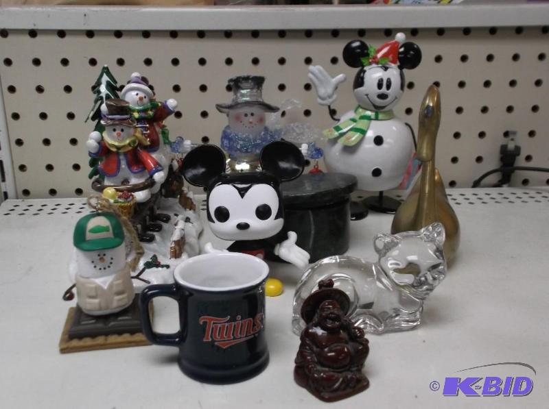lot 125 image: Lot Of Mixed Figures, Some Christmas, Mickey ...
