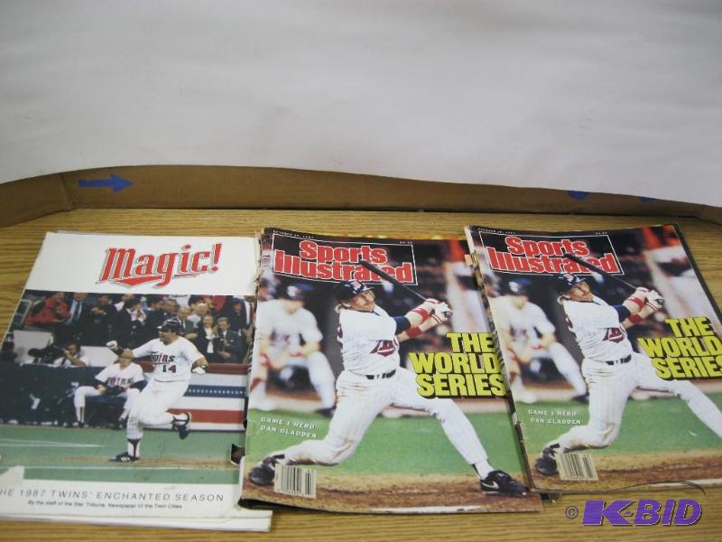 lot 149 image: Vintage&nbspTwins Sports Illustrated, Some W...