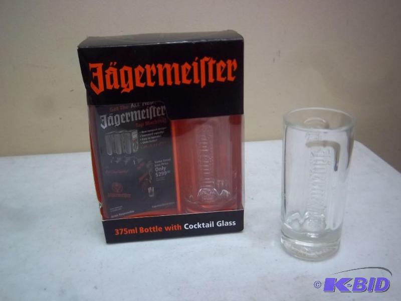 lot 48 image: Two Jagermeister Coctkail Glasses Unused...