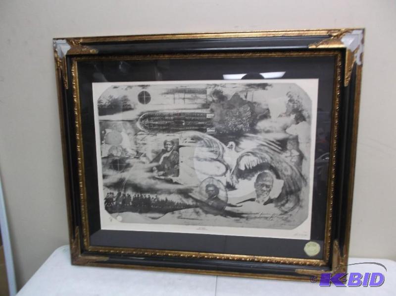 lot 51 image: Karl W Wilkes History Lesson # 5 Black Art Pr...