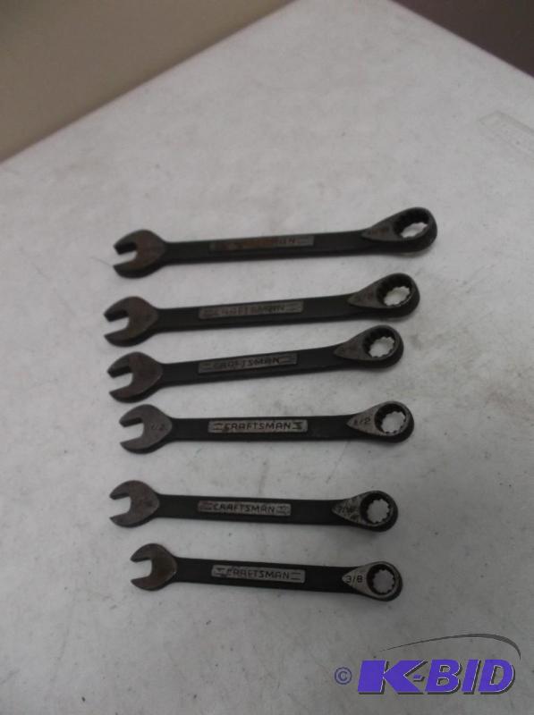 lot 61 image: Lot Of Craftsman Different Size Wrenches...