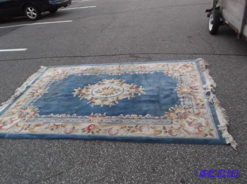 lot 7 image: Large Rug Carpet, Has Some Stains, Around 6 ...