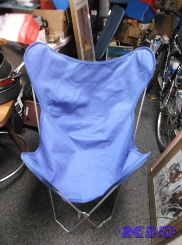 lot 76 image: Blue Chair...