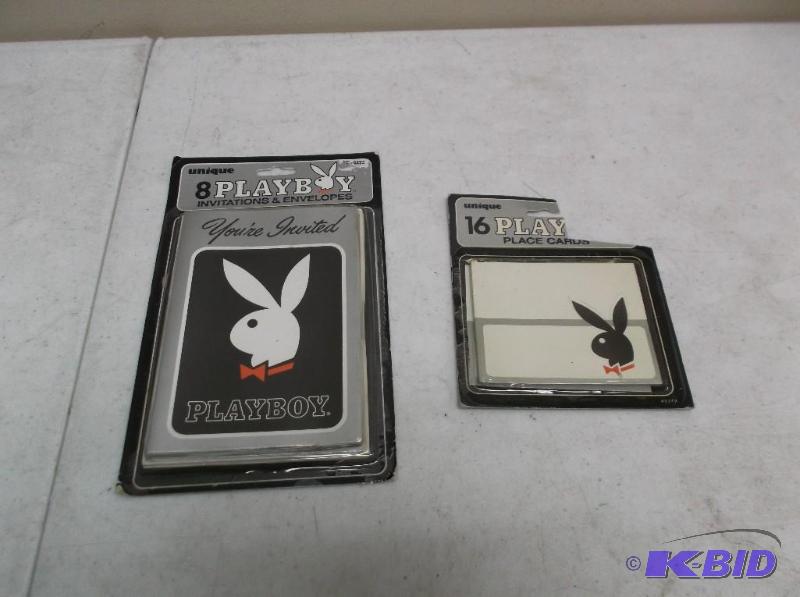 lot 98 image: Playboy Invitations And Place Cards...