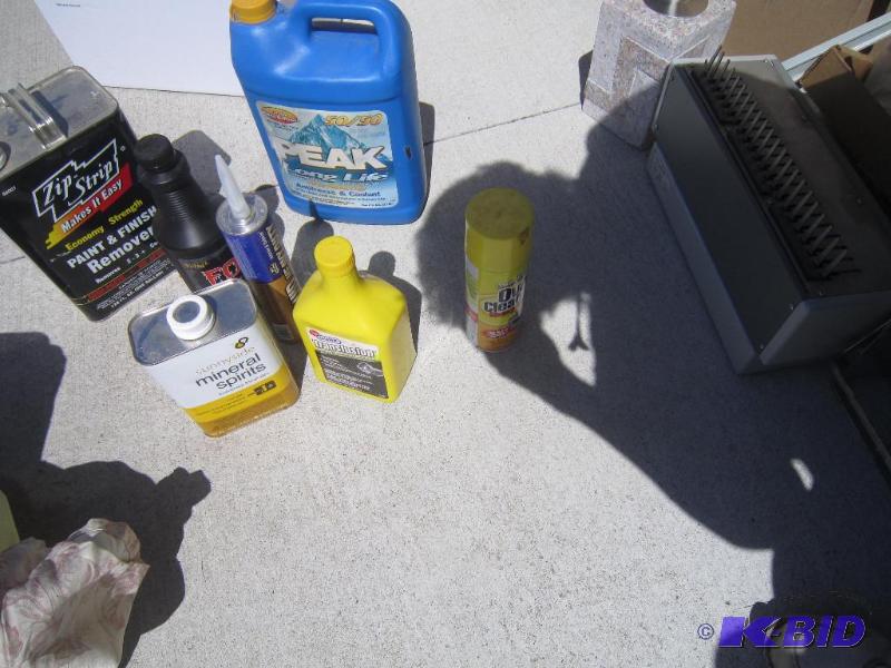 Cleaning etc
