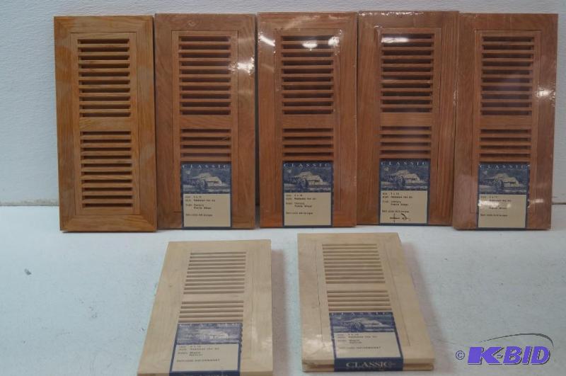 Wooden vent covers