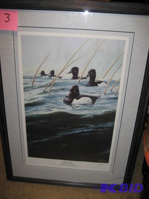 1988 MINNESOTA DUCKS UNLIMTED SPONSOR PRINT...