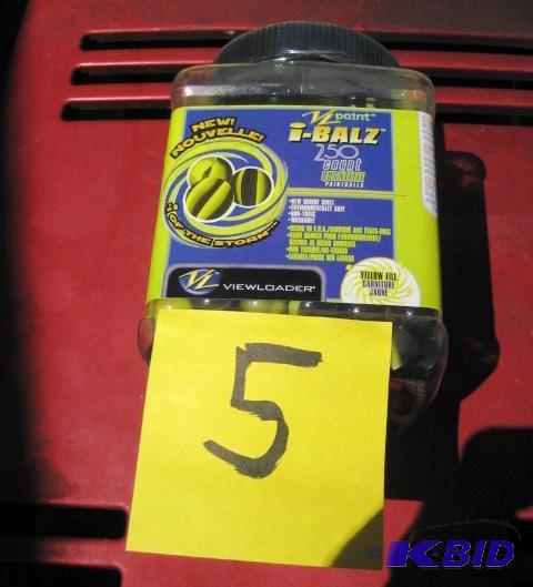 CONAINTER OF PAINT BALLS...