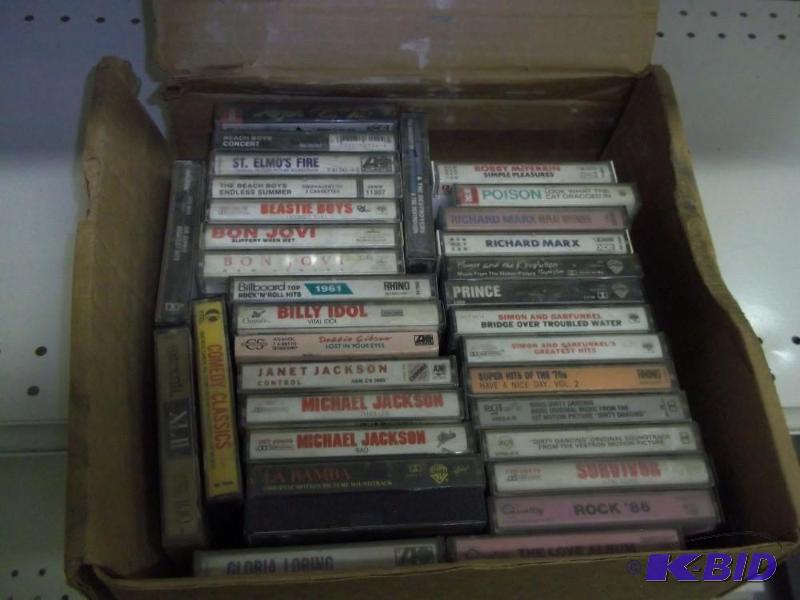 lot 100 image: Cassette Tapes