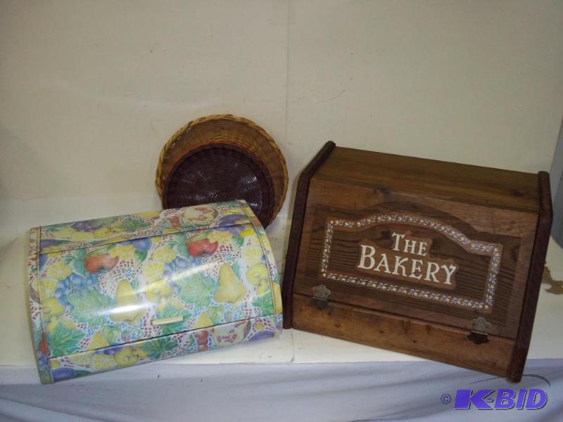 lot 140 image: Bread boxes