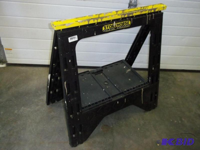 lot 225 image: Sawhorse folding