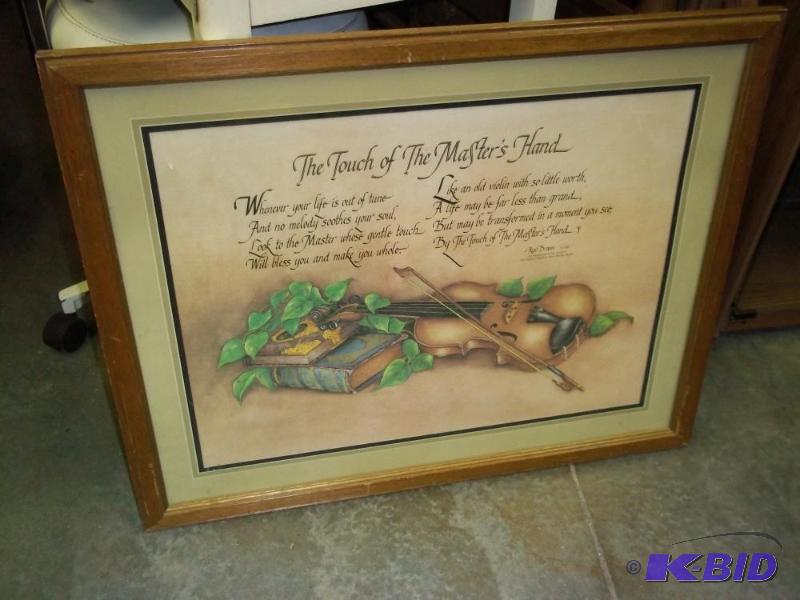 lot 58 image: Framed Wall hanging