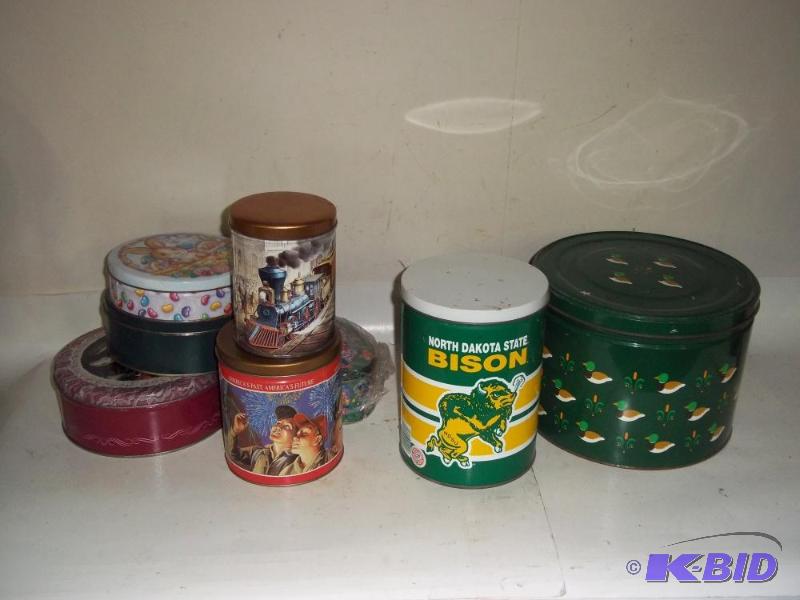 lot 61 image: Tins