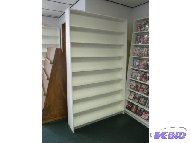 Tall Single Sided DVD Shelf Display