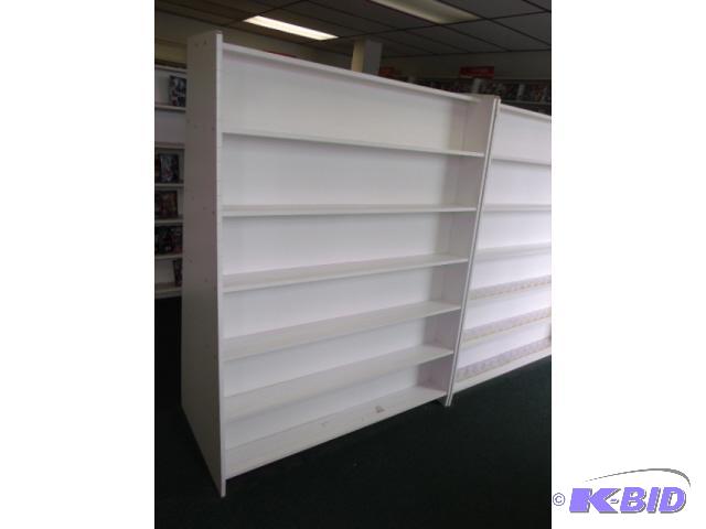 Short Double Sided DVD Shelf Display