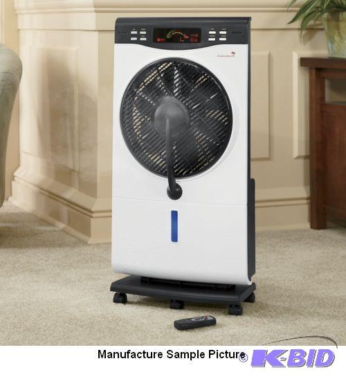 Indoor Rolling, Cooling Misting Fan - Combine...
