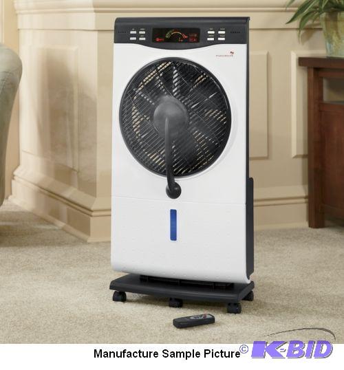 Indoor Rolling, Cooling Misting Fan - Combine...