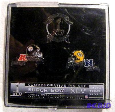 Collectible Commemorative Superbowl XLV Pin S...