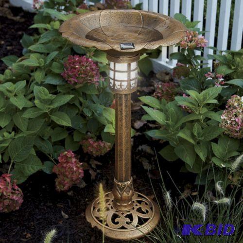 Green Solar Bird Bath -&nbspRetail $39.95 - ...