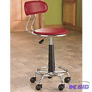 Red Swift Bar Stool - Missing 8 bolts and 5 c...