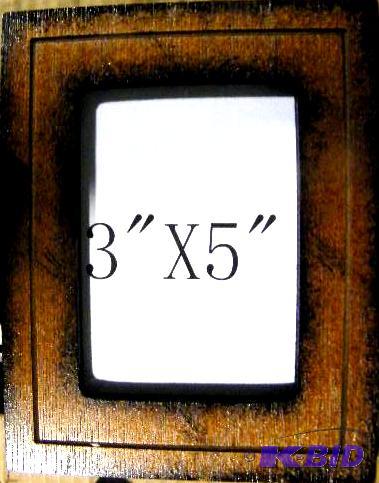 Lot of 6 Wooden Picture Frames - 3 x 5 - All ...