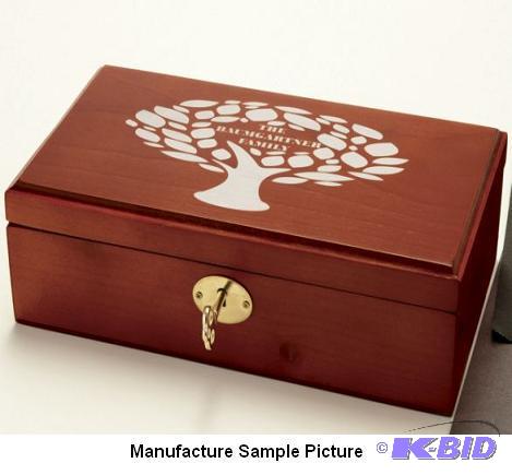 Personalized Wooden Keepsake Box - Has lockin...