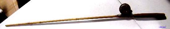 Antique Fishing Rod - Made of bamboo - no eye...