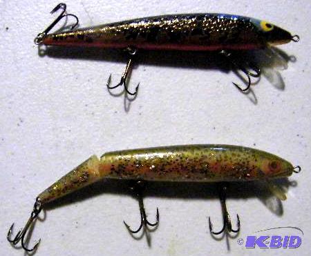 Lot of 2 Older Lures - One is hinged - Both a...