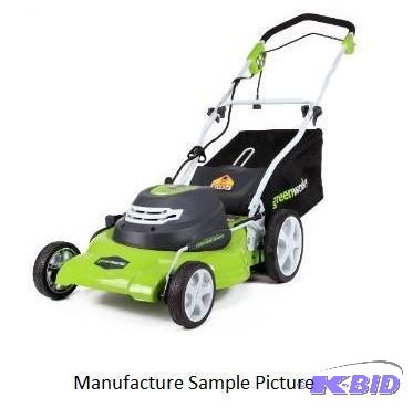 Greenworks 3 in 1 Electric 20&quot Lawnmower...