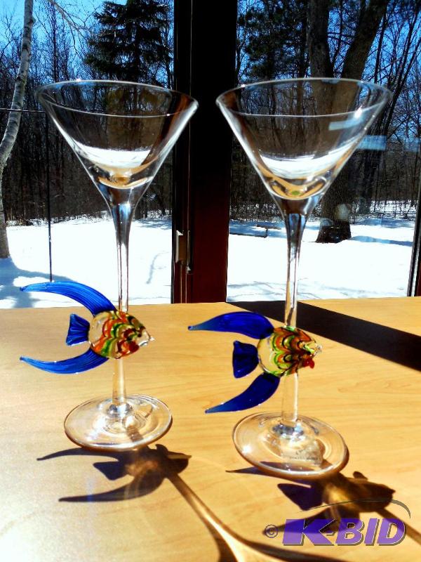 Murano Martini Glasses