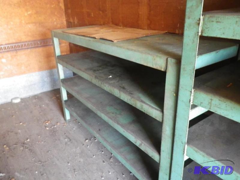 Heavy duty metal shelf, 6w x 4 t x 22&quot...