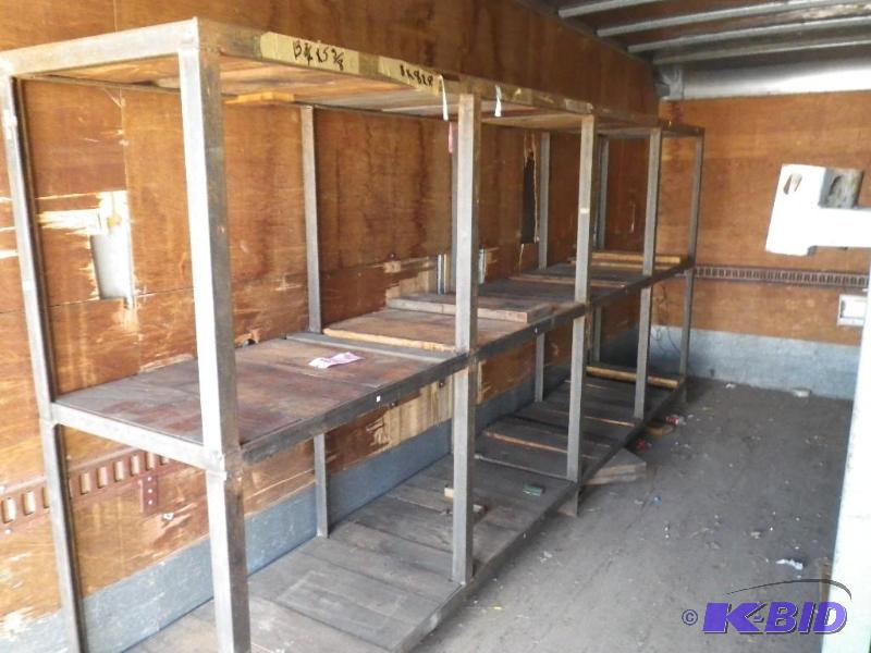 Heavy duty metal shelf, 13w x 6 t x 26&quot...