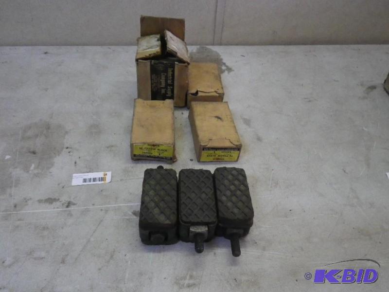 3 leveling pads, 3 new pillow block bearings...